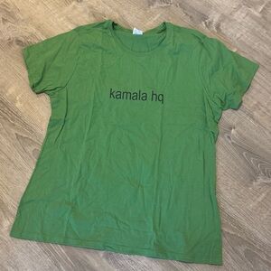 Kamala HQ Brat green tshirt